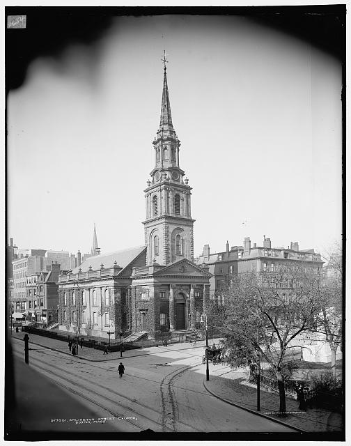 Arlington Street Church,Unitarian Universalist,Boston,Massachusetts,MA,c1904 - Picture 1 of 1