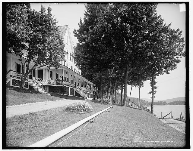 Hulett House,hotels,Landing,Lake George,New York,NY,Detroit Publishing Co,c1907